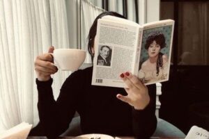 book and coffee